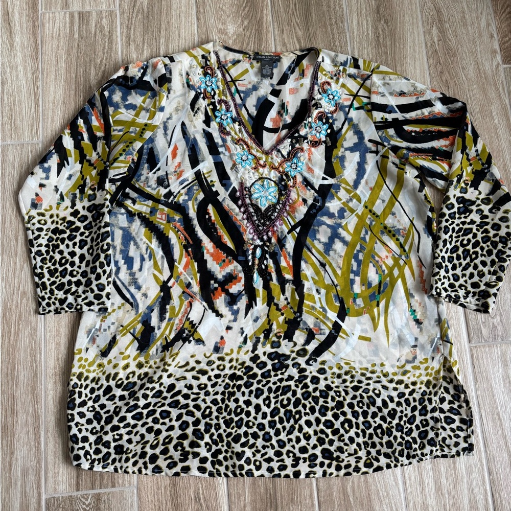 Chelsea & Theodore Multicolor Blouse
